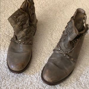 Freebird studded strappy boot